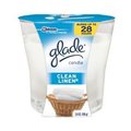 Glade Glade 75380 3.8 oz. Glade; Clean Linen Scented Wax Candle 751752